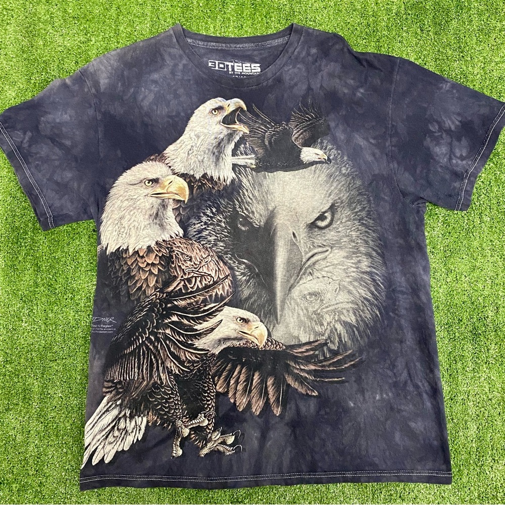 The Mountain Bald Eagle 3D Tee Size: L